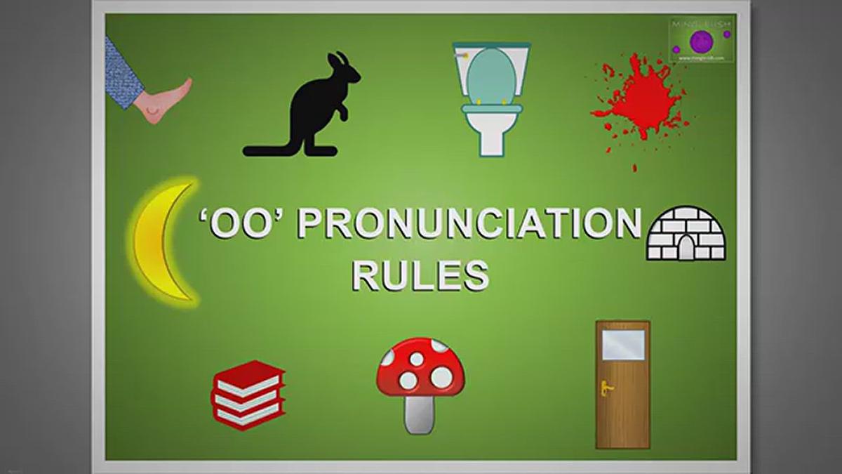 oo pronunciation rules English pronunciation