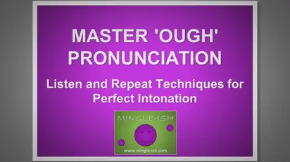 'Video thumbnail for Master 'OUGH' Pronunciation: Listen and Repeat Techniques for Perfect Intonation'