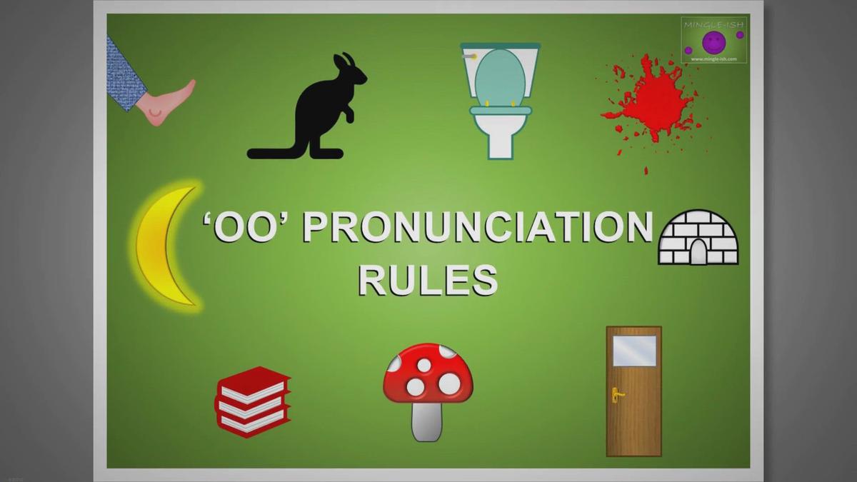 'Video thumbnail for oo pronunciation rules - English pronunciation'