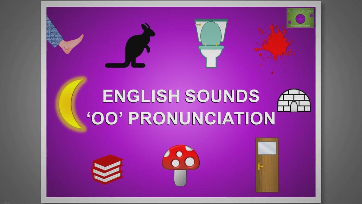 'Video thumbnail for Pronouncing the 'oo' sound in English - English pronunciation'