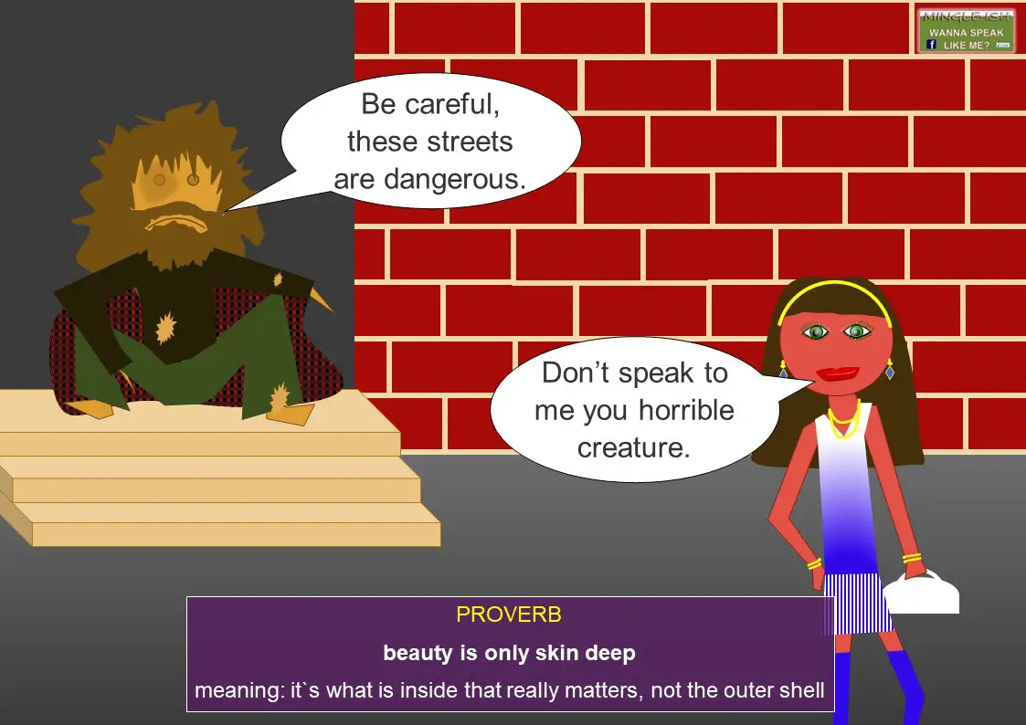 proverbs - beauty is only skin deep