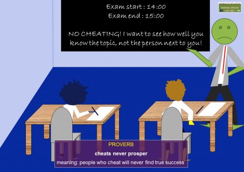 proverbs - cheats never prosper