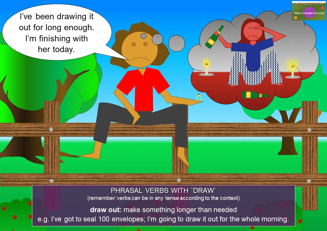 phrasal verbs with draw - draw out