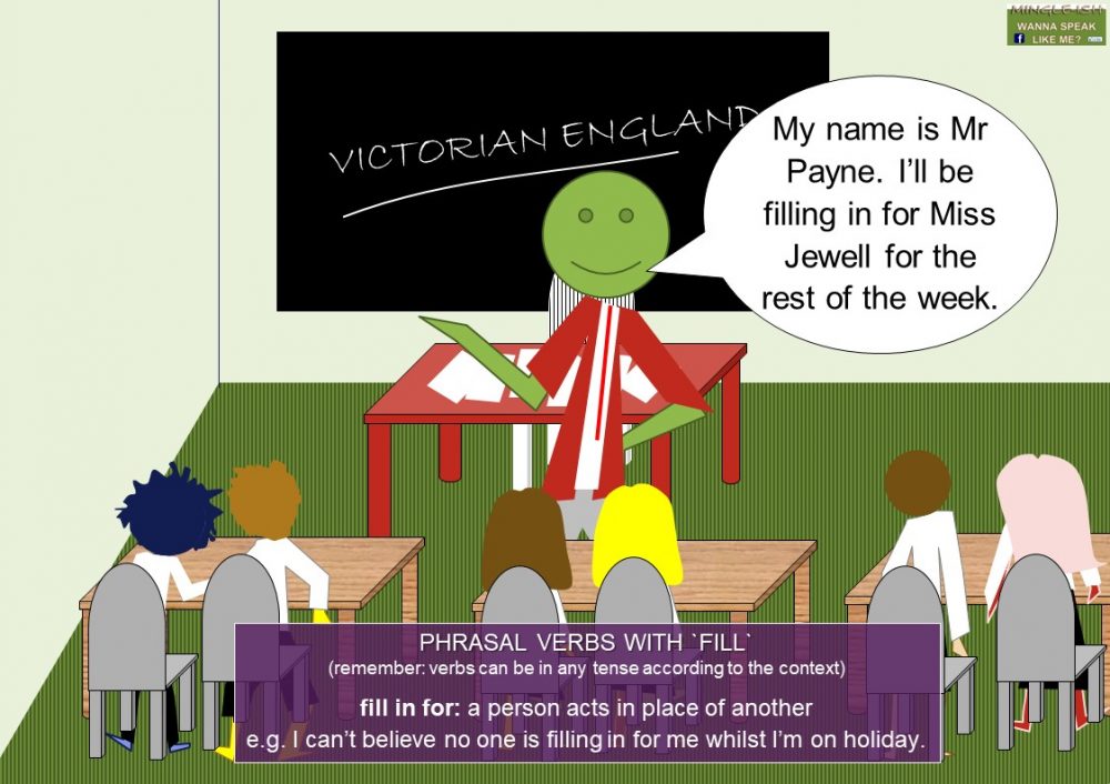 Filling For Using Phrasal verbs with fill - Mingle-ish