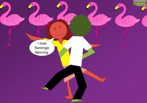 malapropisms examples funny - flamingo dancing