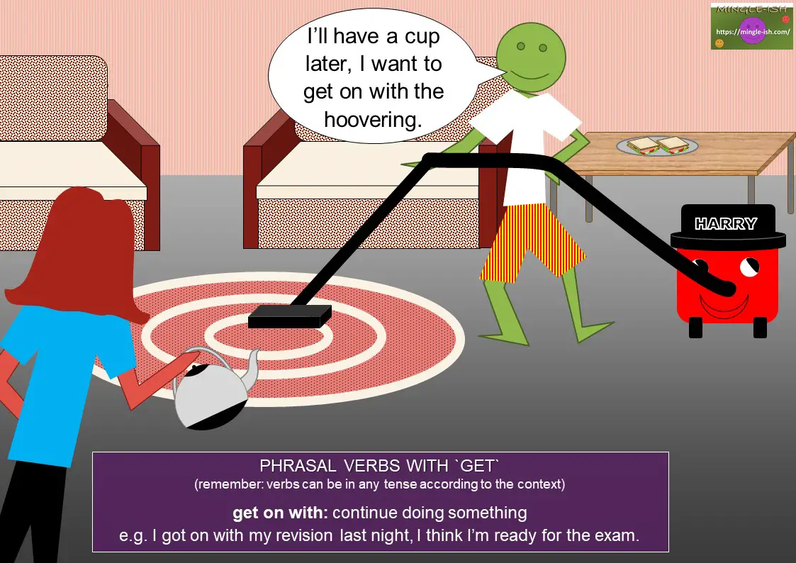 Phrasal Verbs With Get WITH PICTURES Mingle ish