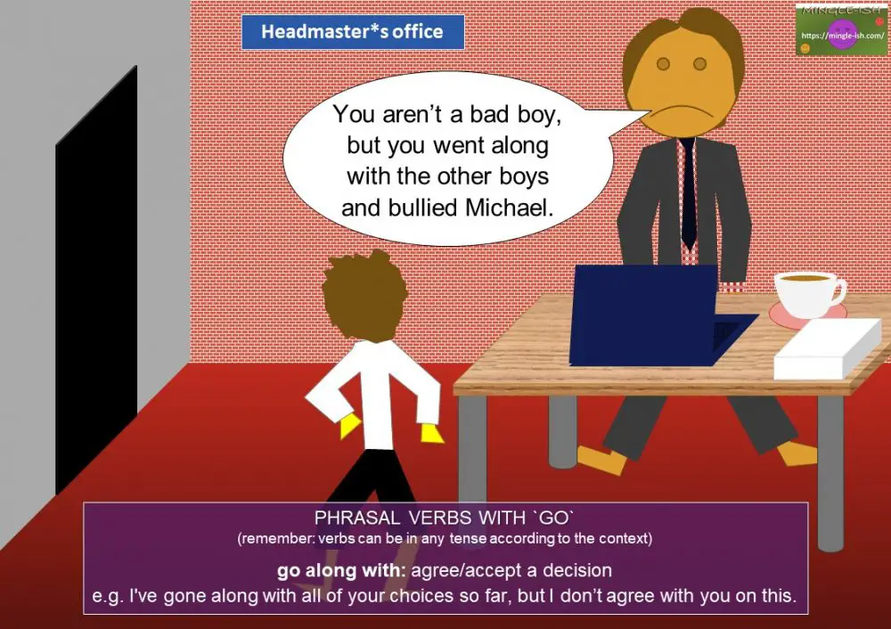 Phrasal verbs with go Mingleish