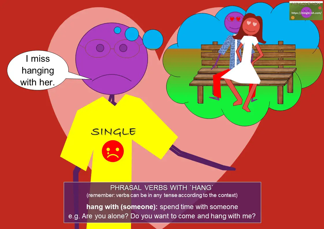 phrasal verbs with hang - hang with (someone)