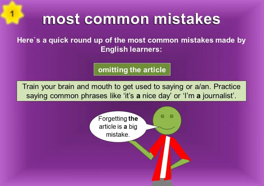 15 common mistakes made by English learners - Mingle-ish