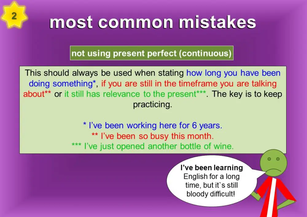 15 common mistakes made by English learners - Mingle-ish