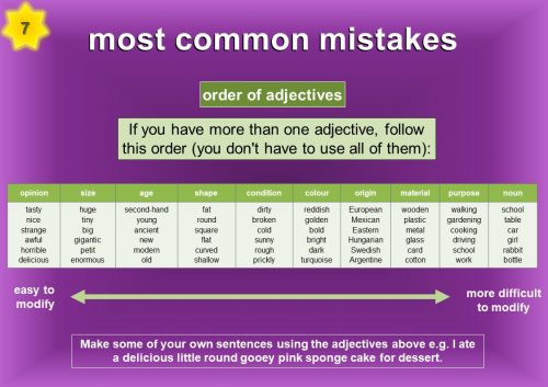 common grammar mistakes