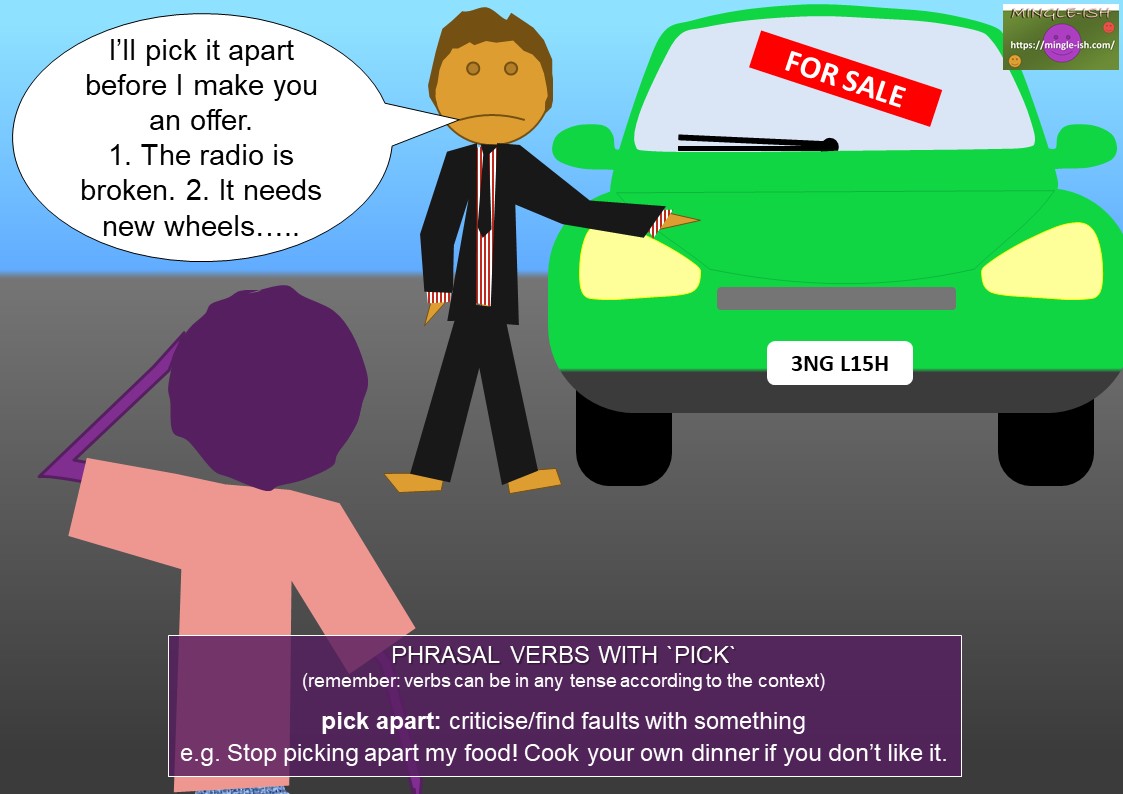 Phrasal Verbs With Pick Mingle ish