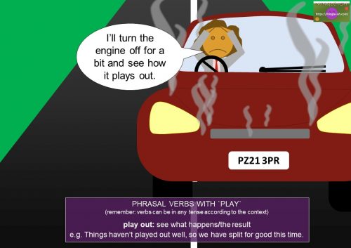 phrasal verbs with play - play out