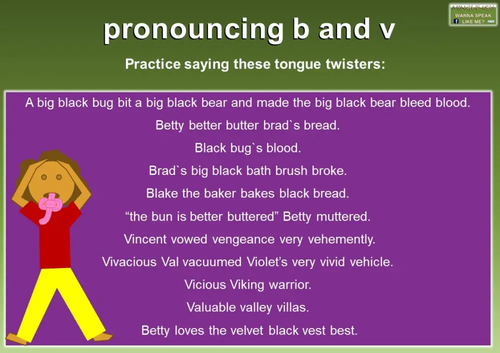 Difference Between B And V Pronunciation - Mingle-ish