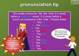 pronunciation tip