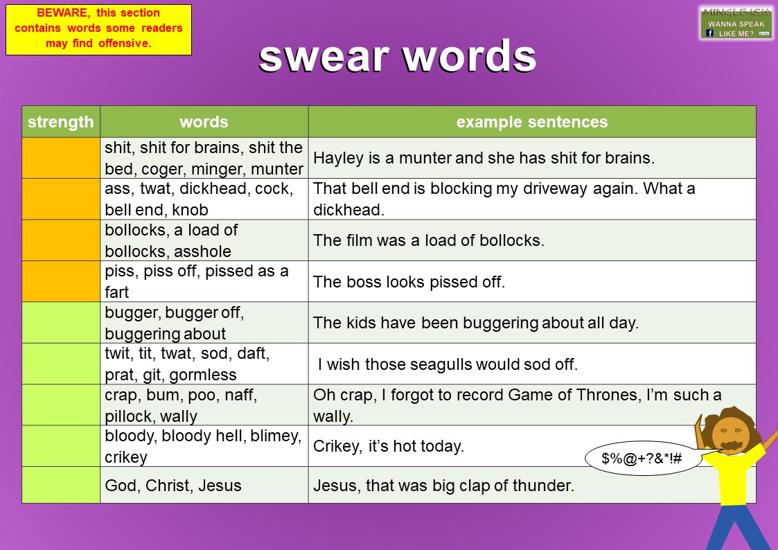 essay on swear words