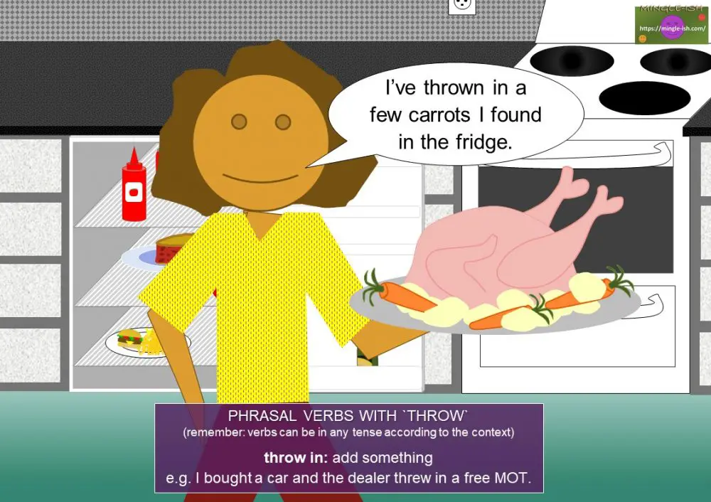 Phrasal verbs with throw WITH PICTURES Mingleish