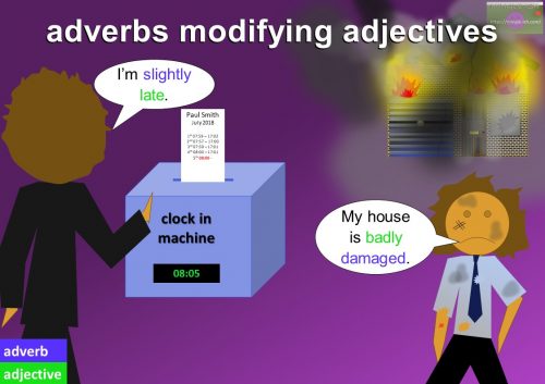 adverbs modifying adjectives examples