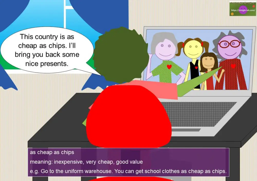 Idioms with Cheap, Cost, Earn, Pay and Spend Mingleish