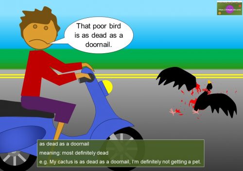 death idioms - as dead as a doornail
