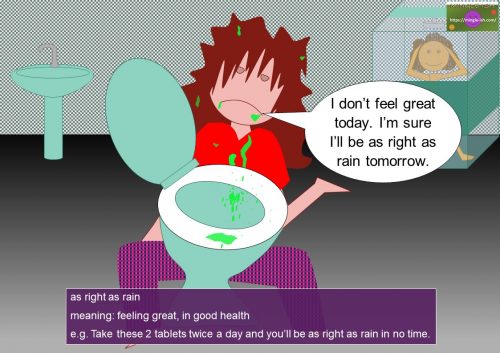 good health idioms - as right as rain