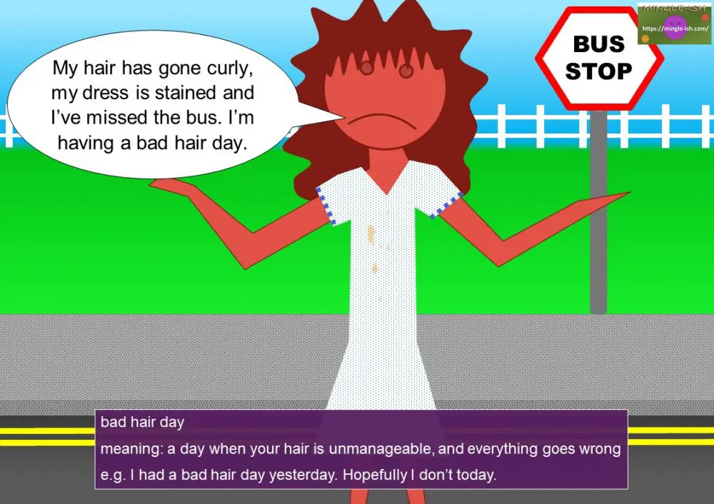 BAD idioms (idioms with adjectives) - Mingle-ish