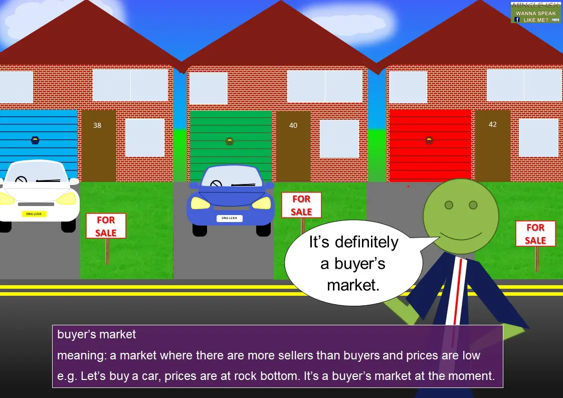 business idiom - buyer’s market