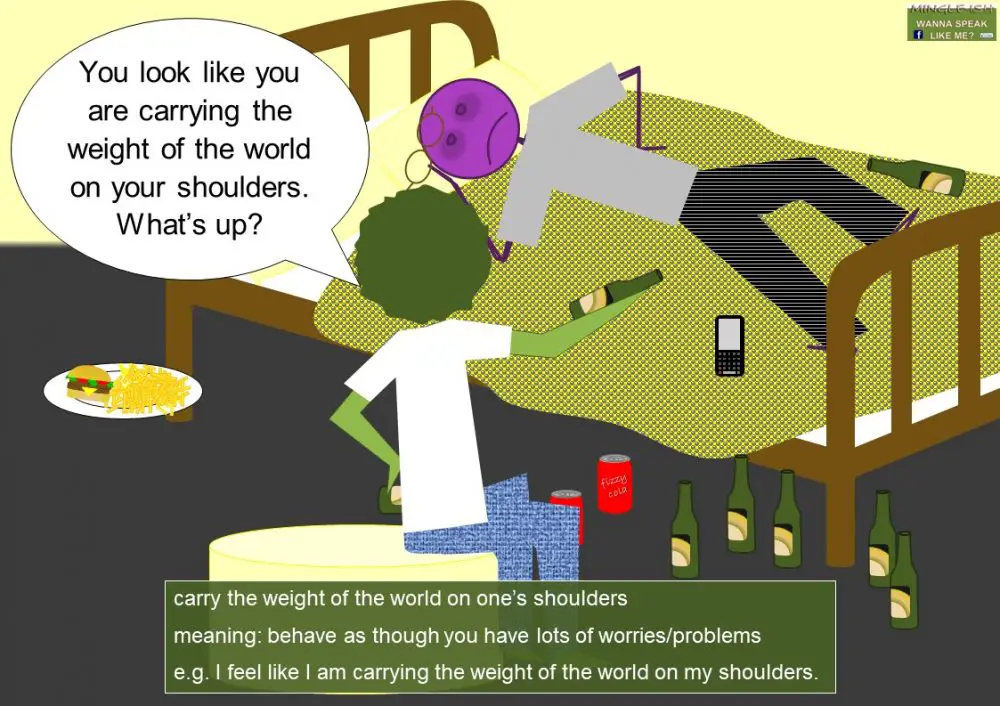 SHOULDER idioms (body idioms) Mingleish