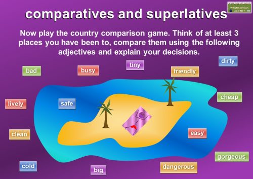 comparative and superlative game