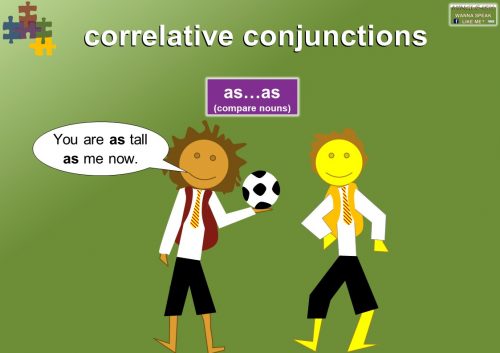correlative conjunctions - as...as