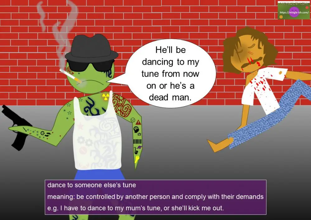 Dancing idioms and expressions Mingleish