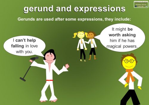 gerunds in grammar - function of a gerund - expressions