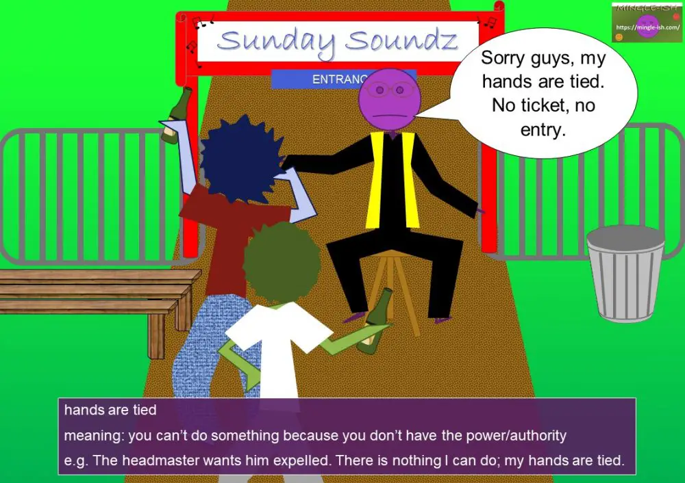 HAND idioms (body idioms) Mingleish