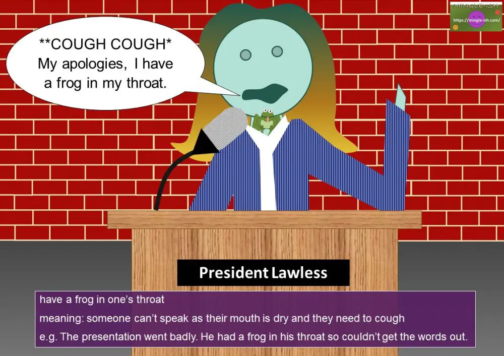 THROAT idioms (body idioms) Mingleish