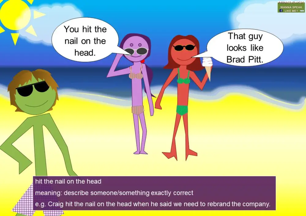 HEAD idioms (body idioms) Mingleish