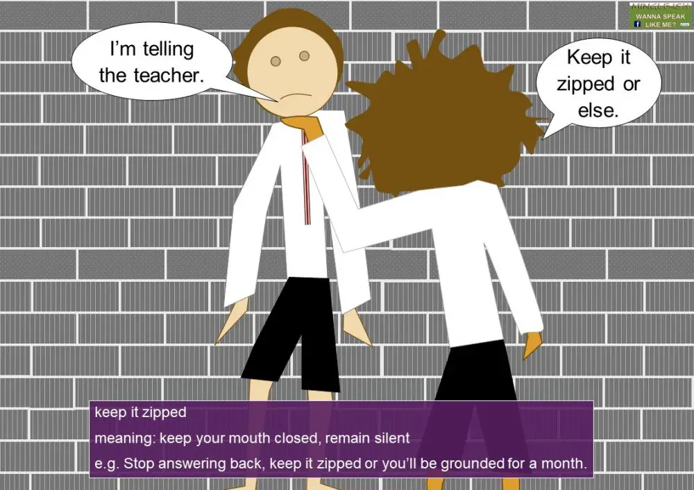 Idioms with verbs KEEP Mingleish