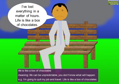 chocolate idioms and expressions - life is like a box of chocolates meaning