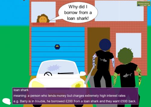 money sayings - loan shark