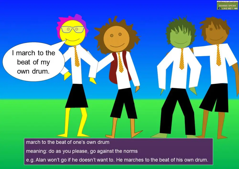 Music idioms and sayings Mingleish