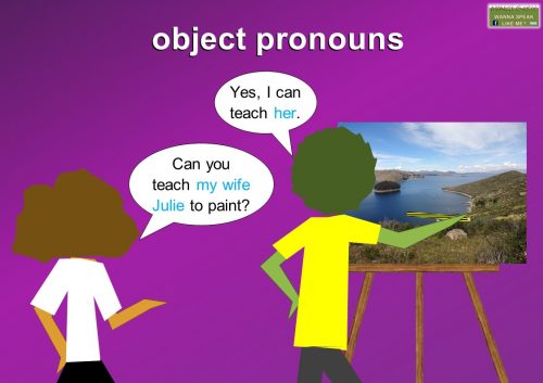 object pronoun example