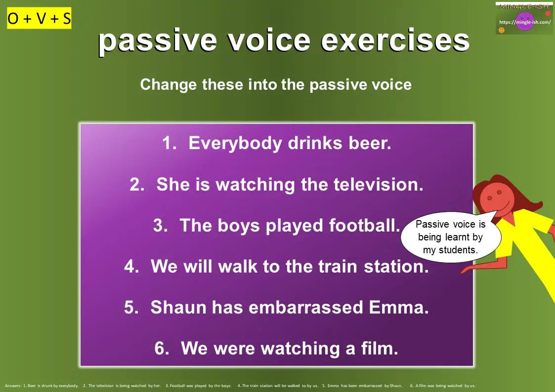 Passive Voice Mingle Ish