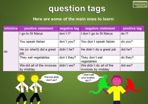 question tag examples
