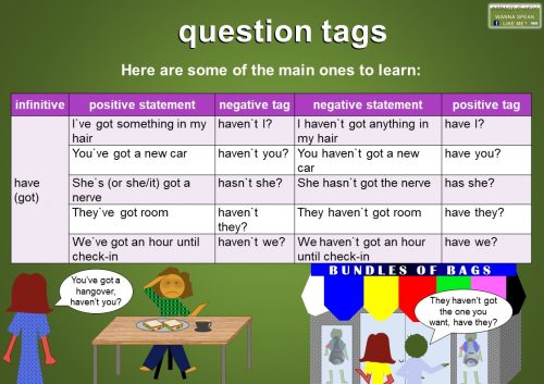 question tag examples