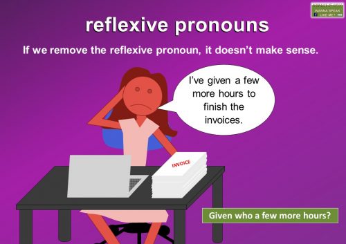 reflexive pronouns example