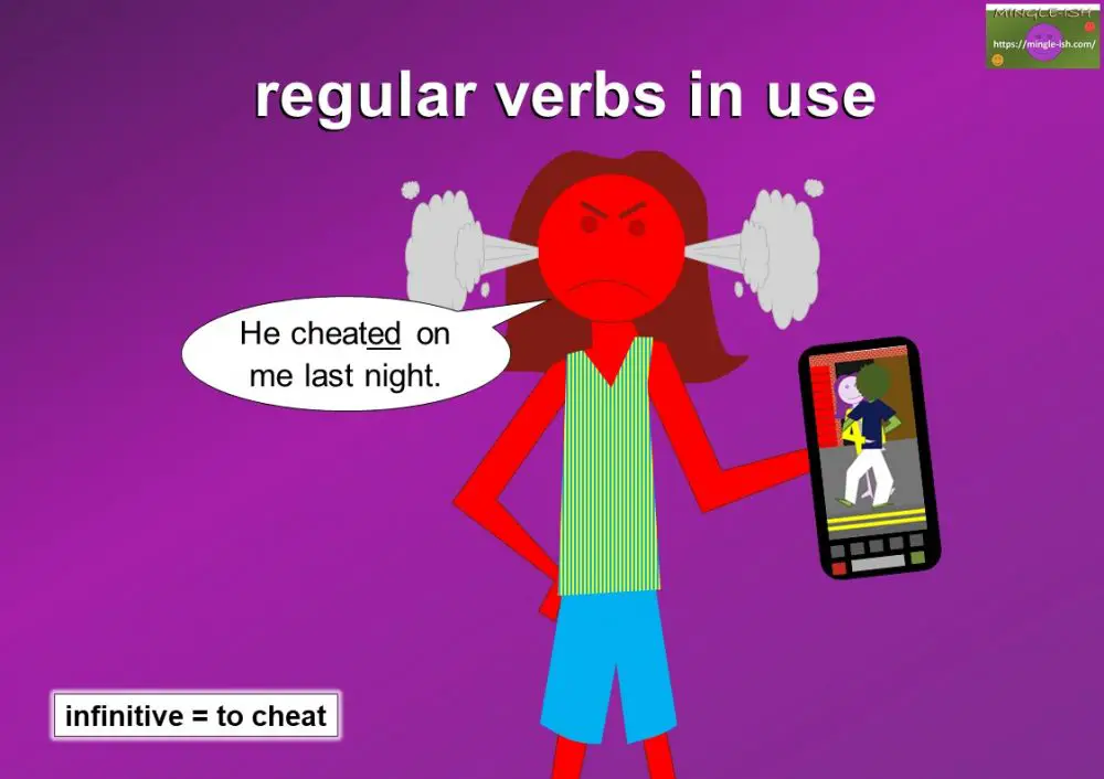 Regular verbs meaning and list - Mingle-ish