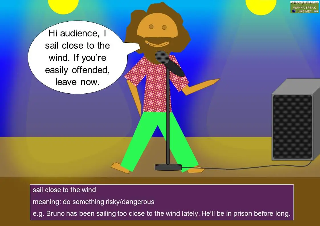 idioms with preposition to Mingleish