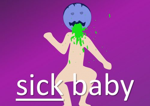 adjective examples - sick baby