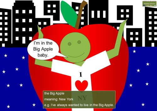 apple idioms - the big apple