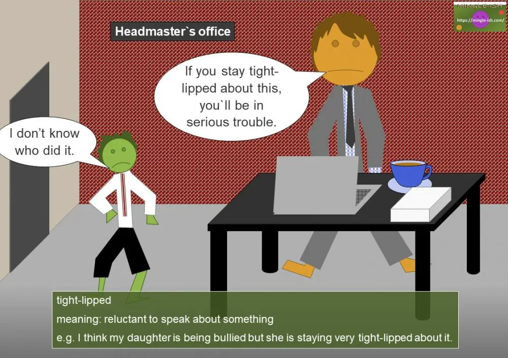 LIP idioms (body idioms) Mingleish