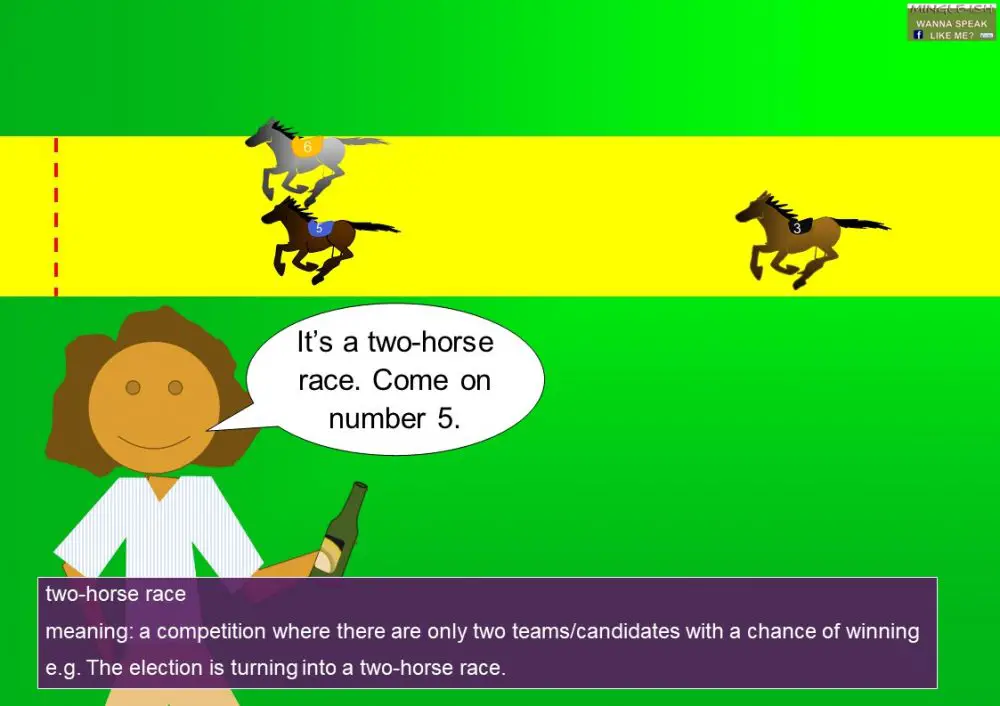Horse Racing idioms and expressions Mingleish